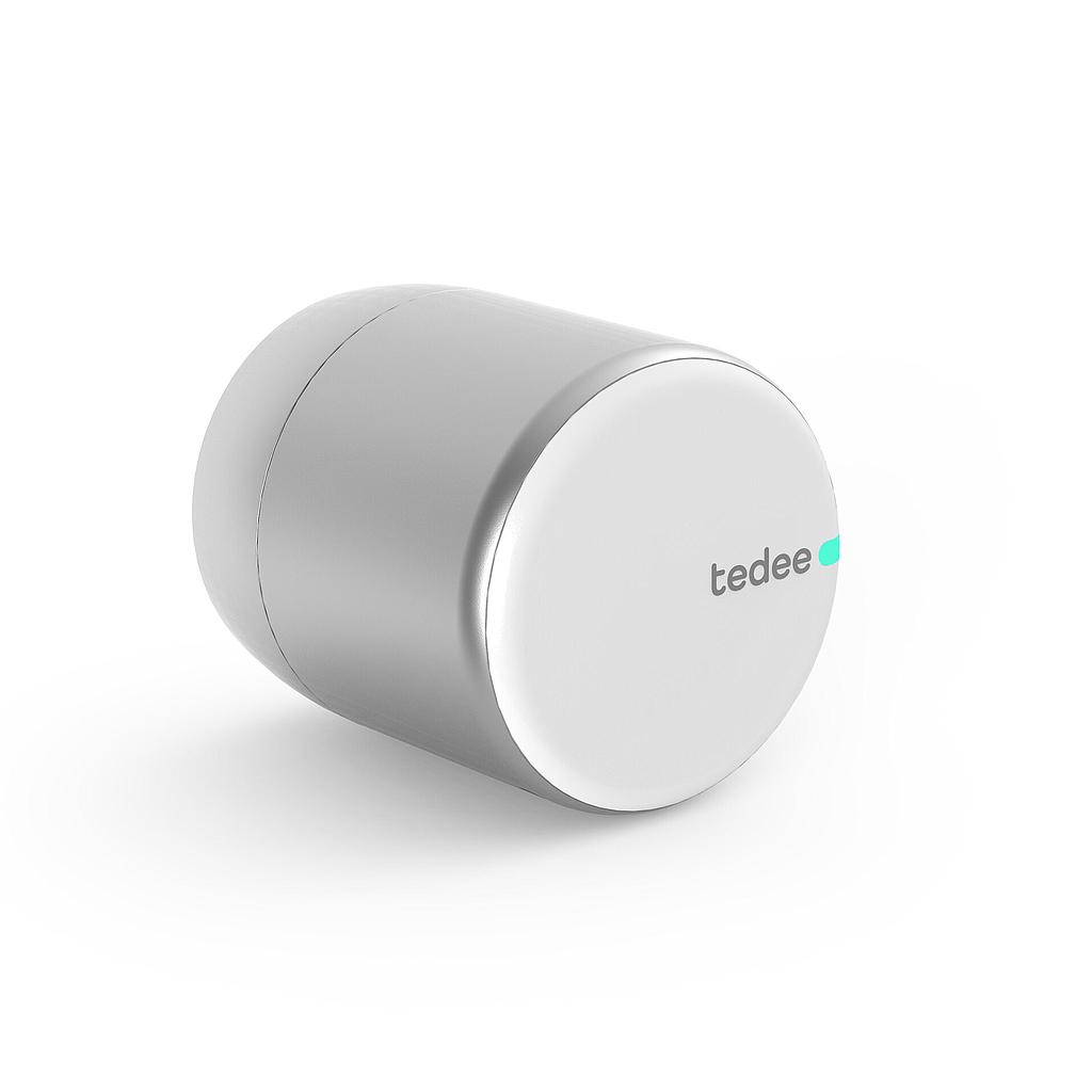 TEDEE-PRO Silver - Cerradura inteligente Tedee PRO para acceso a puertas sin llave. Color Plata