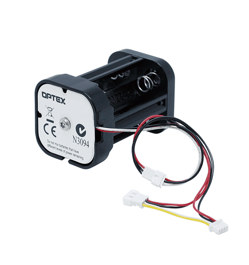 BH-01 - Compartimento de pilas CR123A para detectores OPTEX de la serie BXS, VXS y WXI