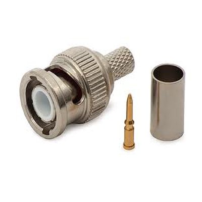 BSC00131 - Conector BNC macho para crimpar cable RG-59 para camaras de vigilancia
