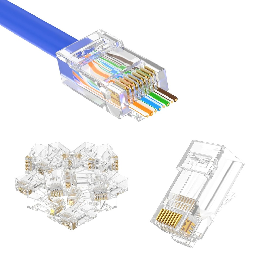 BSCRJ456DR - Conector Pasante RJ45 Cat 6 dual row