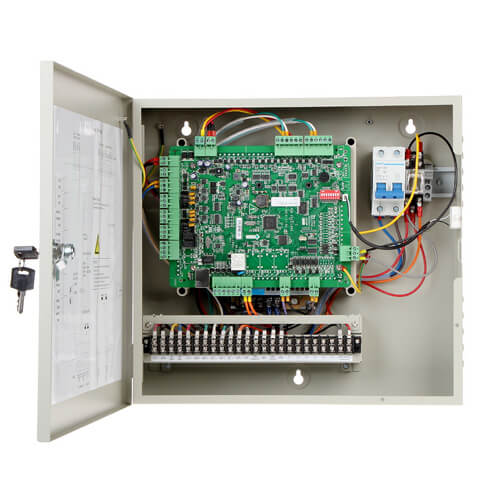 DS-K2601T - Controladora de 1 puerta Hikvision con caja y fuente de alimentación (Wiegand y RS-485)