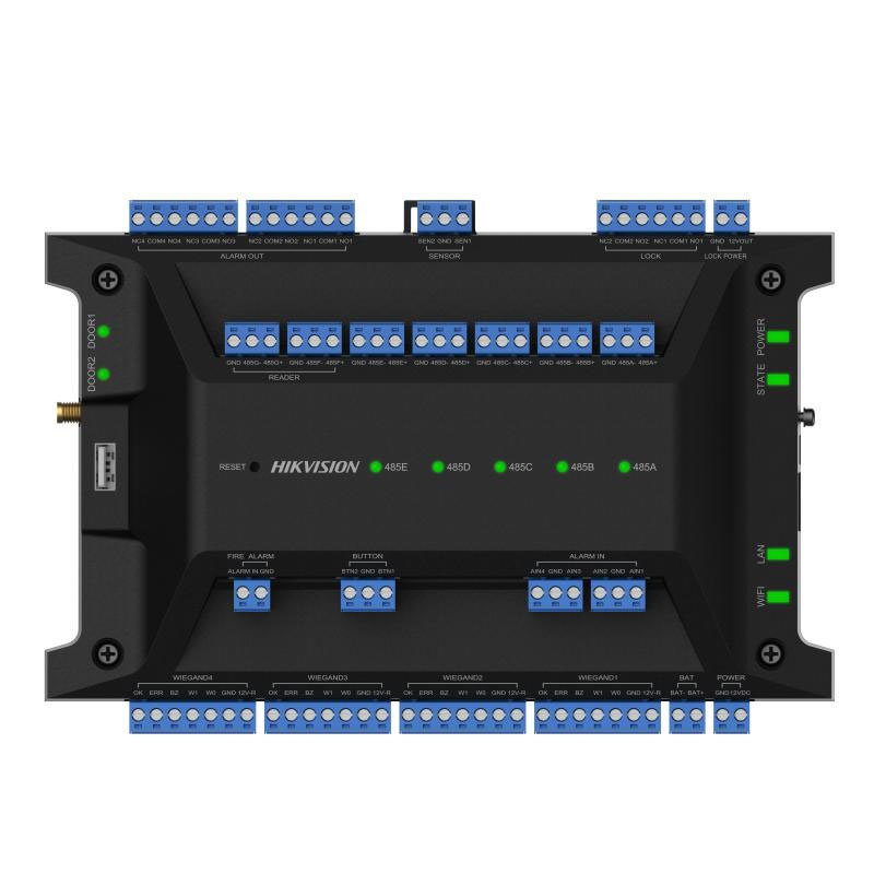 DS-K2702WX-E1(P) - Controladora de accesos para 2 puertas WIFI PoE