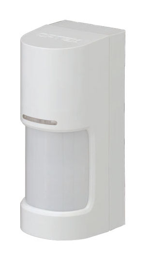 WXI-RAM - Detector doble PIR inalámbrico panorámico exteriores 180° 12m pilas antimasking inmune mascotas Optex