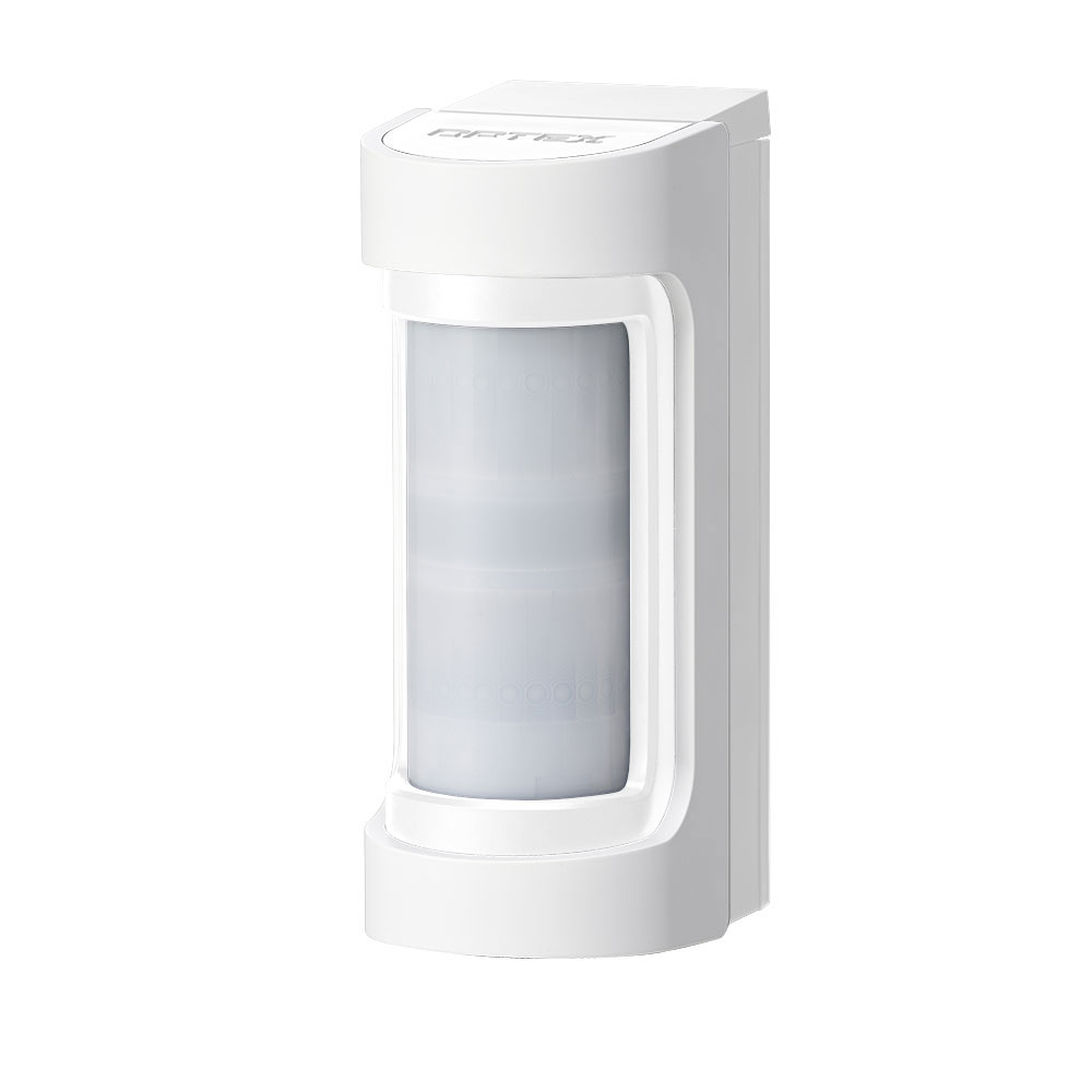 VXS-RDAM-X5(W) - Detector doble tecnología doble PIR + Microondas autoalimentado Exterior Antimasking Cobertura 12m /90º. Blanco. Pilas no incluidas.