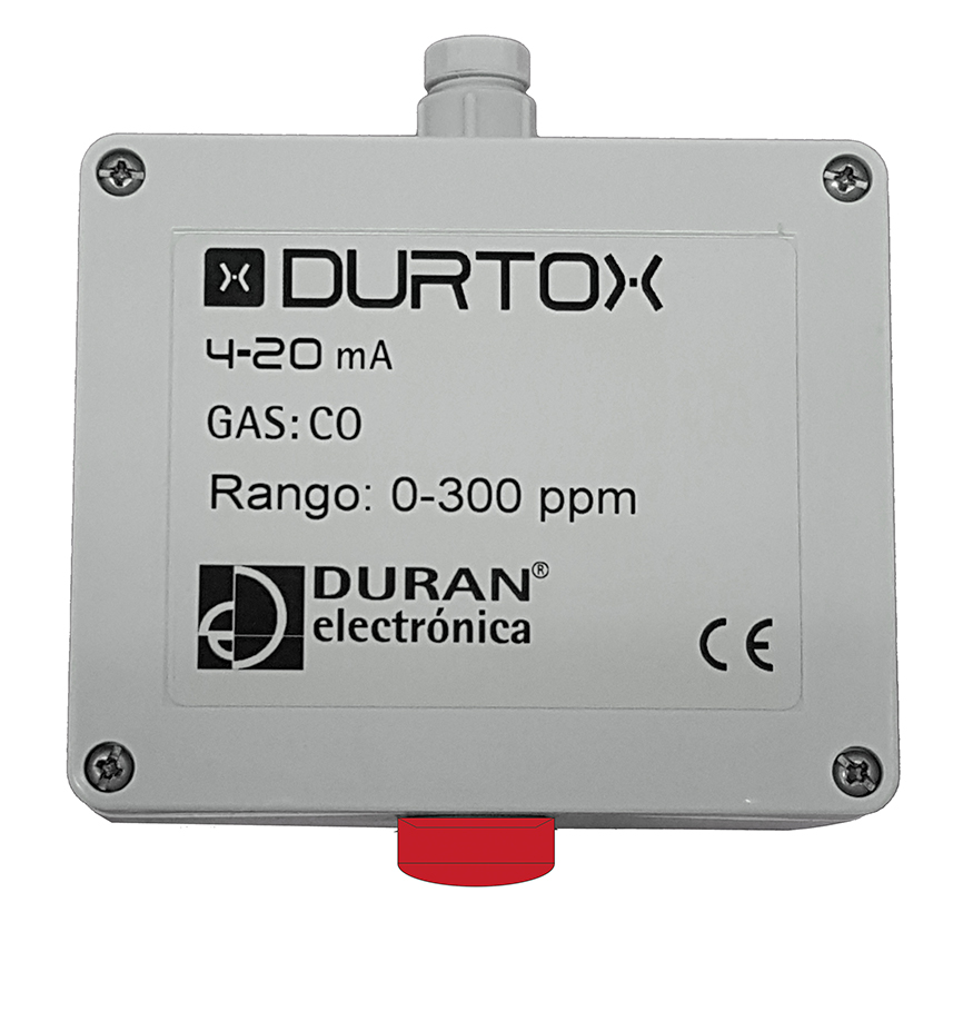 DSQN-CO - Detector fijo monóxido de carbono (CO). 0-300ppm DURTOX RS485 IP65