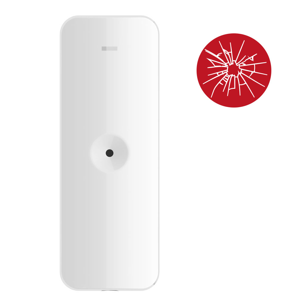DS-PDBG8-EG2-WE - Detector inalámbrico de rotura de cristal Hikvision 2 vías para sistema AXPRO