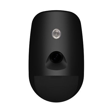 DS-PDPC12PF-EG2-WE(B)(Black) - Detector PIRCAM inalámbrico interior 12m Inmune mascotas 868 MHz Tri-X Color Negro bidireccional AXPRO Imagen Color 24/7 Luz relleno blanca