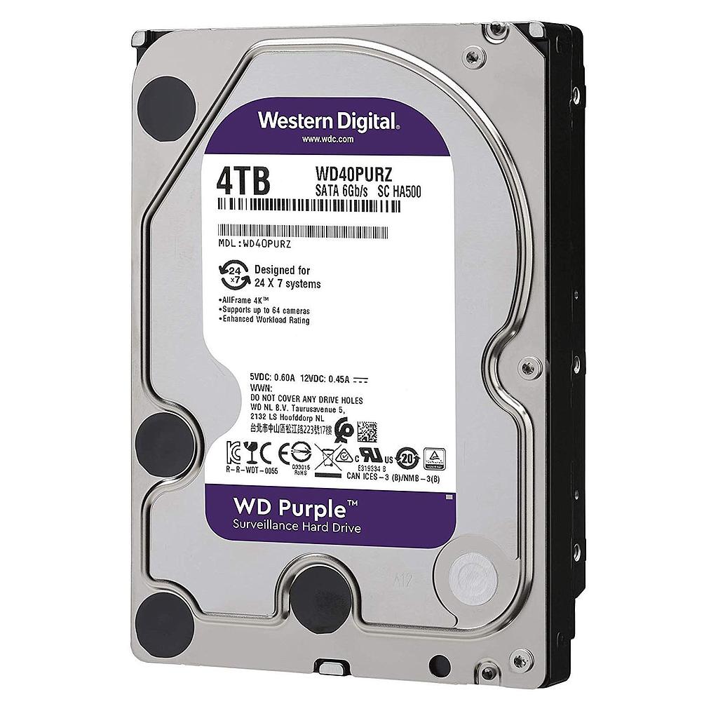 WD43PURZ - Disco Duro de 4 Tb ( 4048 Gb ) Western Digital Purple