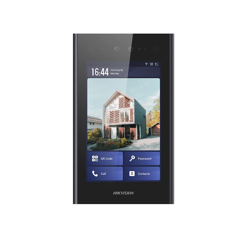 DS-KD9403-E6 - Estación de puerta IP Video Portero 8" con Reconocimiento Facial Metal Android Hikvision