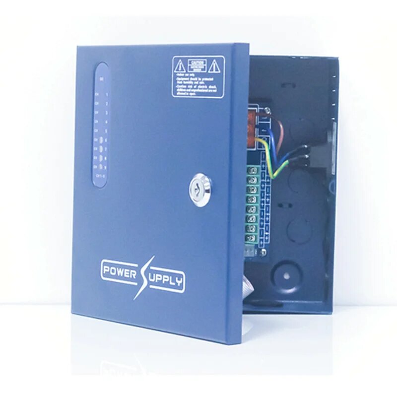 KAS-DC120910 - Fuente de alimentación CCTV 12V 10A 9 Salidas Folksafe