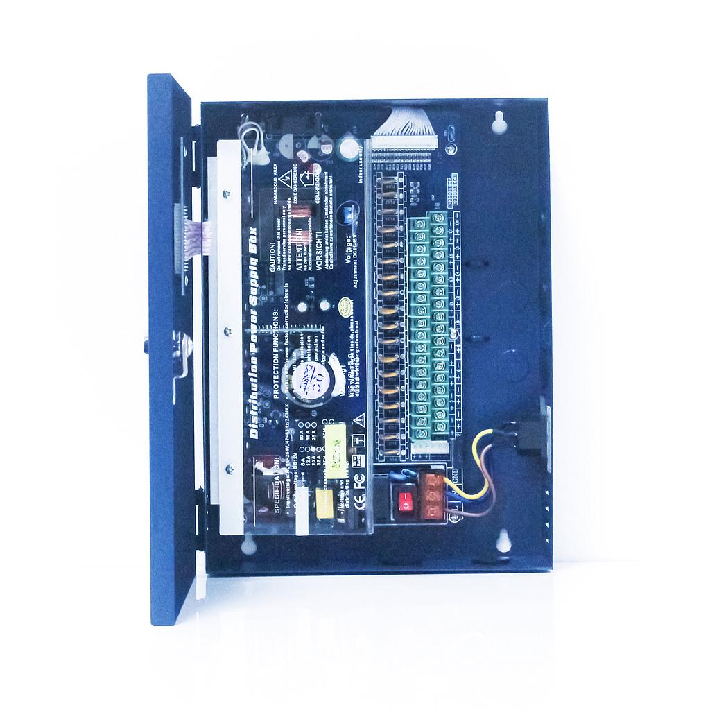 KAS-DC121820 - Fuente de alimentación CCTV 12V 20A 18 Salidas Folksafe