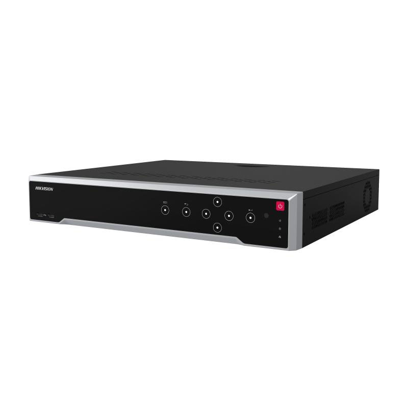 DS-7732NI-M4/24P - Grabador IP NVR 8K 32CH 1.5U 24CH PoE Audio Alarma 16/9 4xHDD 1eSATA Hikvision