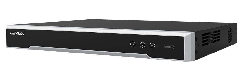 DS-7616NI-M2/16P - Grabador NVR 16CH PoE 8K 32MP IP 256Mbps 2xHDD VCA Alarma 4/1 Audio Hikvision