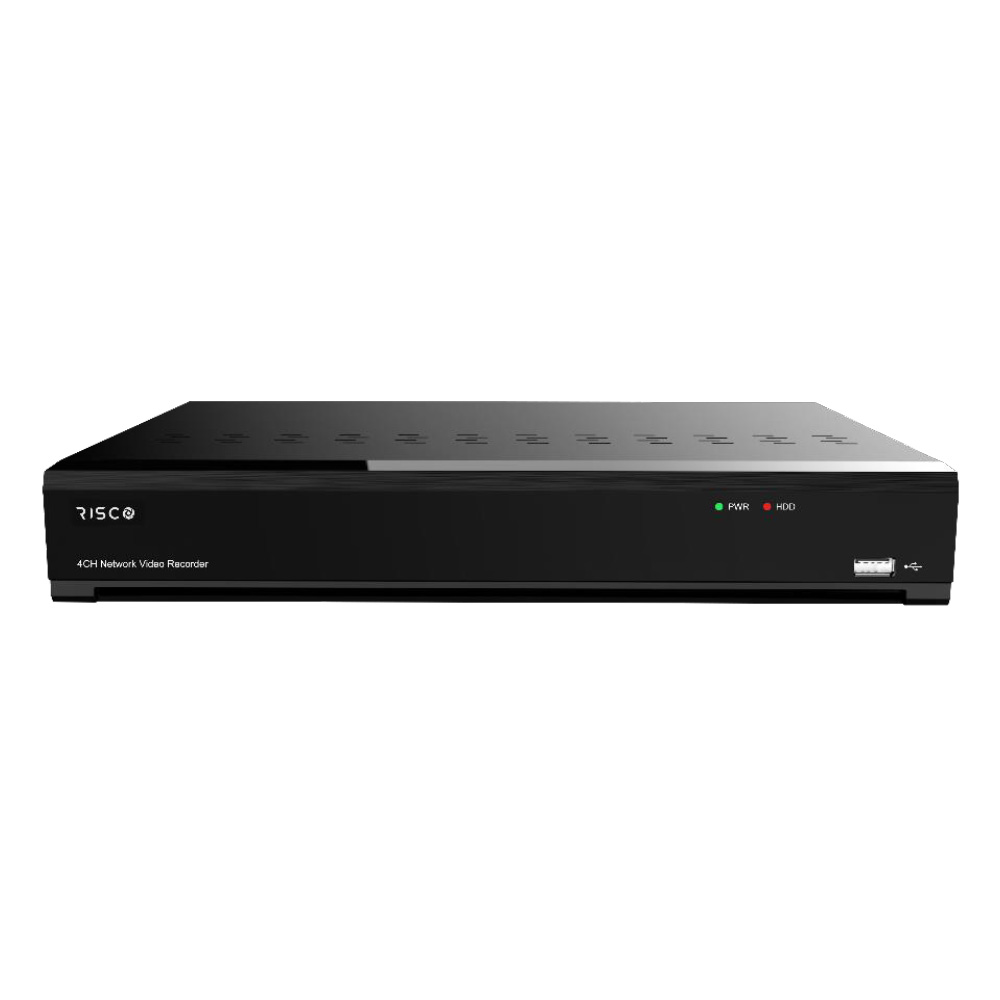 RVNVR044K1RA - Grabador NVR 4CH POE 12MP 4K VUpoint RISCO