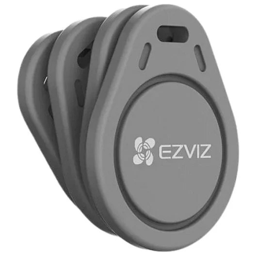CS-DL-IC-CPU-R200-GR - Juego de 4 llaves RFID para Cerraduras y Videoporteros EZVIZ