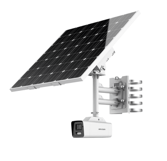 DS-2XS6A46G1-IZS/C36S80(2.8-12mm) - Kit Cámara Bullet 4MP  2.8-12 mm con energía solar 4G