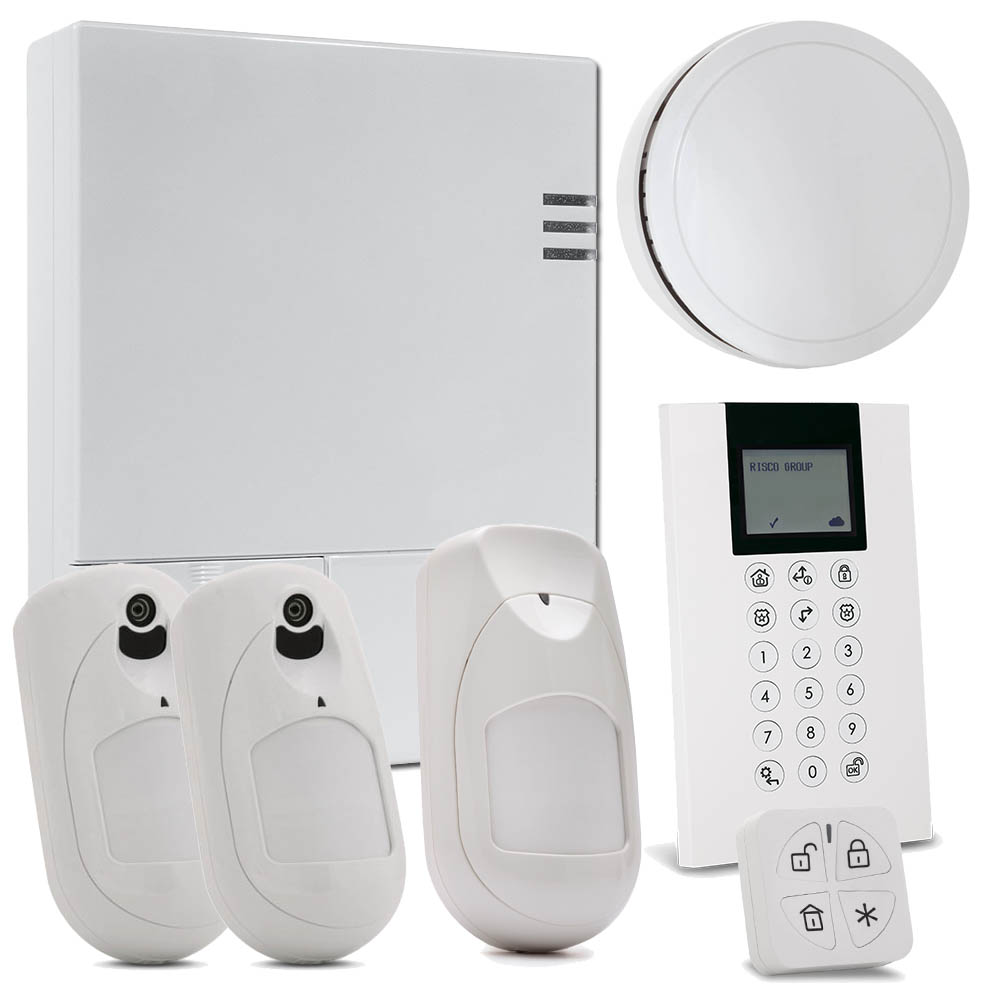 KIT_LIGHTSYS_AIR_J - Kit de LightSYS Air con módulo 4G + Mando remoto Panda + 2 x Detector eyeWAVE con Cámara + Detector iWAVE Antimascotas +  Sirena Interior + Teclado Panda
