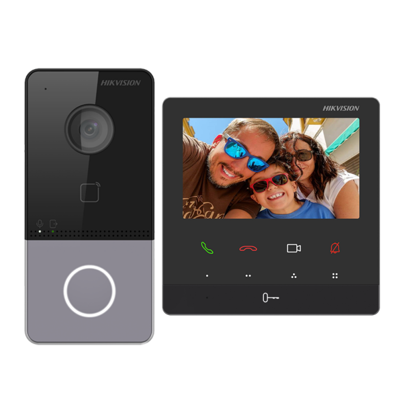 DS-KIS606-P - Kit Video Portero IP/WiFi 2MP Monitor 4,3" IP65