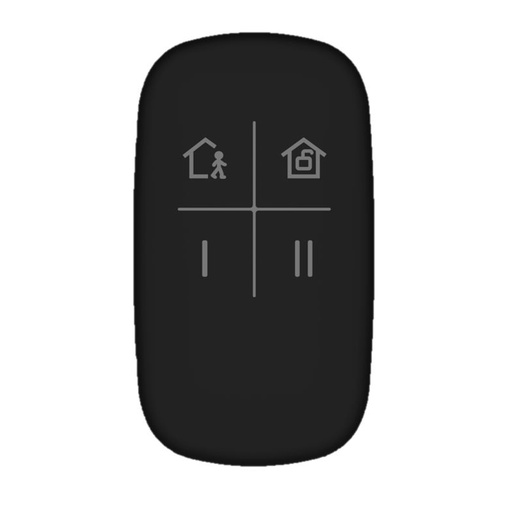 [HIK-ALARM-261] DS-PKF1-WE(B)/BLACK - Mando a distancia sistema AXPRO 868 MHz Color negro