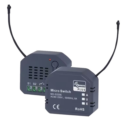 [RISCO-331] RPZWSW868EUA - Micro módulo interruptor ON/OFF 800S, 868MHz