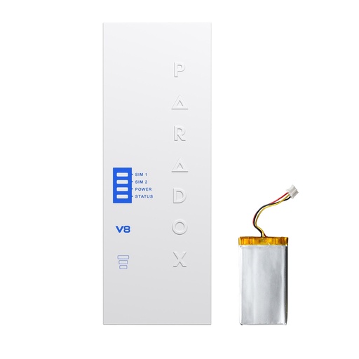[PARADOX-206] PCS265V8_battery - Módulo comunicador LTE 4G / 2G Paradox V8 con Batería Incluida