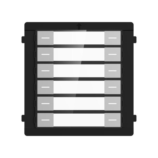 [HIK-INTERCOM-183] DS-KD-K12 - Módulo de etiqueta de nombres para estación de puerta modular videoportero 12 botones