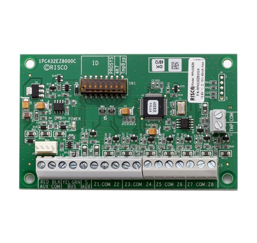 [RISCO-120] RP432EZ8000C - Módulo Expansor de 8 zonas cableadas convencionales Grado 3 para LightSYS+, LightSYS y ProSYS Plus