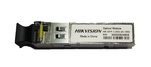 [HIK-T&D-21] HK-1.25G-20-1550 - Módulo SFP 1.25G 3.3V MSA 20Km Conector LC bidireccional. Monomodo Longitud onda Tx1550nm/Rx1310nm Hikvision