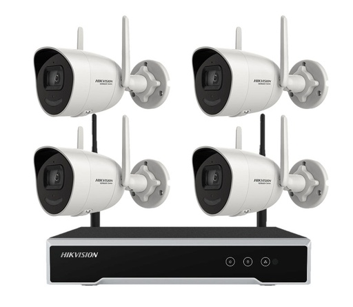 [HIK-VALUE-136] PACK_PROMO_WIFI - Pack Promo NVR IP 4CH 4MP + 4 Cámaras Bullet IP 2MP WIFI Hikvision