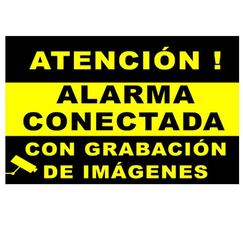 [BYSECUR-166] BSC01366 - Placa de Alarma Conectada PVC para interior/exterior