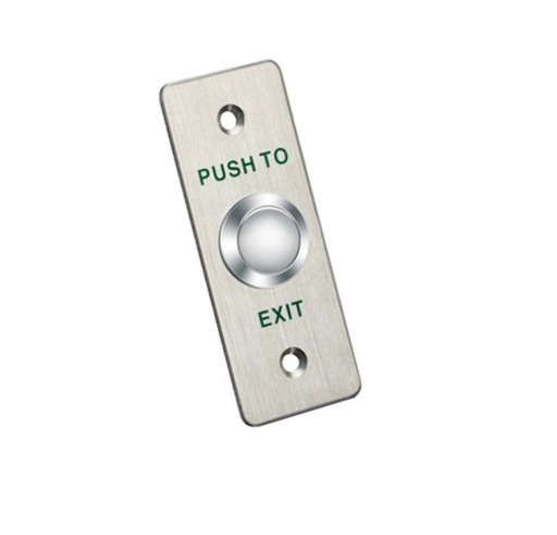 [HIK-ACC-230] DS-K7P02 - Pulsador de salida y emergencia metálico en panel de aleación de aluminio