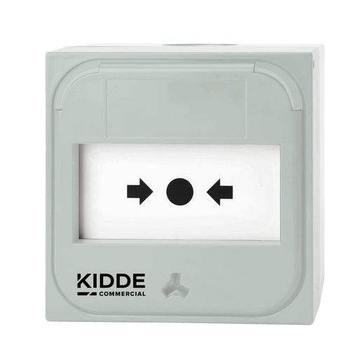 [KIDDE-580] NC-MC-0-W - Pulsador manual para el control de sistemas de emergencia blanco para aplicaciones de montaje empotrado 0 Ω