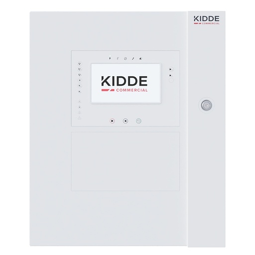 [KIDDE-498] 2X-AT-FR - Repetidor de panel de incendios direccionable con pantalla táctil 7", armario grande