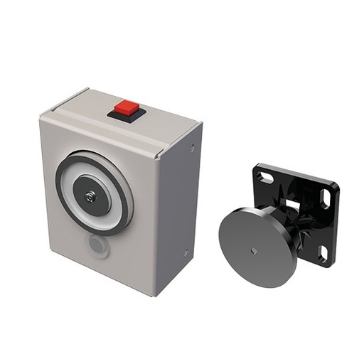 [SEWOSY-3] VMPO245M - Retenedor electromagnético de puerta para montaje en pared 50kg Sewosy VMPO245M