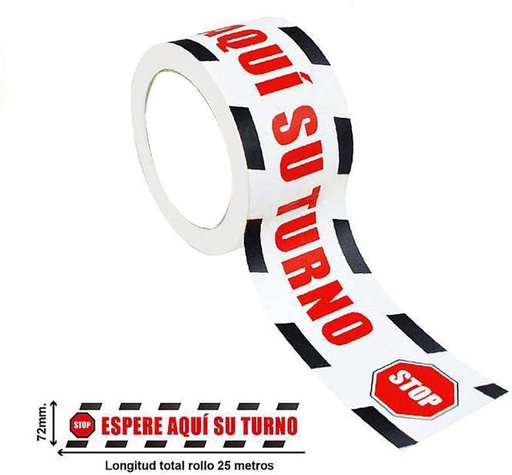 [BYSECUR-187] BSC20588 - Rollo de Precinto Espere su Turno
