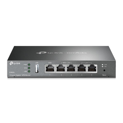 [TPLINK-129] ER605 - Router VPN Gigabit Omada 5 puertos Gigabit