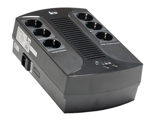 [BYSECUR-197] DM-LI-0k6 - SAI tipo regleta de enchufes. 600VA / 360W. 6 enchufes