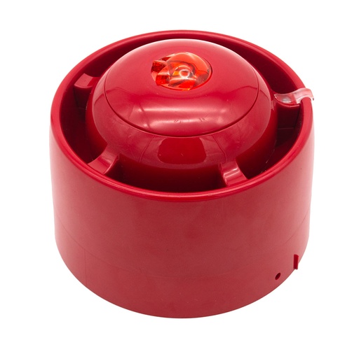 [KIDDE-514] KE-AS3115R-WM - Sirena/Alarma visual direccionable inteligente Serie Excellence con aislador, montaje en pared