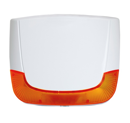 [RISCO-144] RWS401A8000B - Sirena Exterior Lumin8 Vía Radio Bidireccional Autónoma Lente Ámbar RISCO