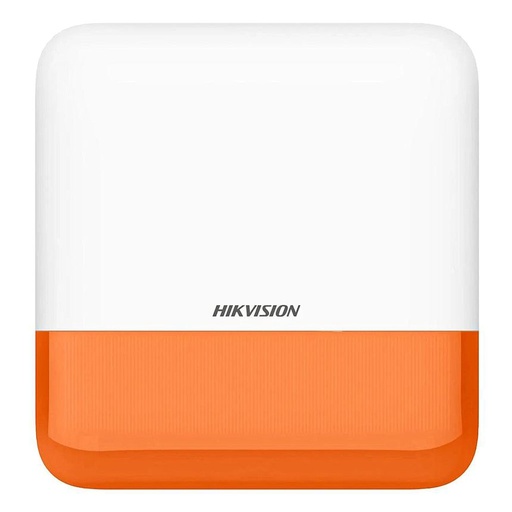 [HIK-ALARM-116] DS-PS1-E-WE(Amber Indicator) - Sirena inalámbrica de exterior compatible 868 Mhz Hikvision AXPRO Indicador Ámbar