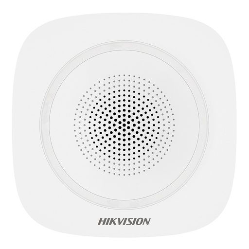 [HIK-ALARM-243] DS-PS1-I-WE(B) (Red Indicator) - Sirena inalámbrica de interior compatible 868 Mhz Hikvision AXPRO Indicador Rojo