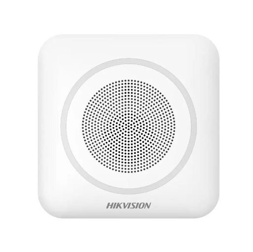 [HIK-ALARM-105] DS-PS1-II-WE/Blue@ - Sirena inalámbrica interior audio bidireccional 868 MHz LED Sonido 110 dB Batería larga duración Azul AX-PRO Hikvision