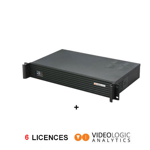 [VIDEOLOGIC-20] VLRX5-IA06 - Sistema análisis vídeo con IA HD para 6 canales ampliable a 12. Incluye Servidor I5 enracable con módulo de relés integrado