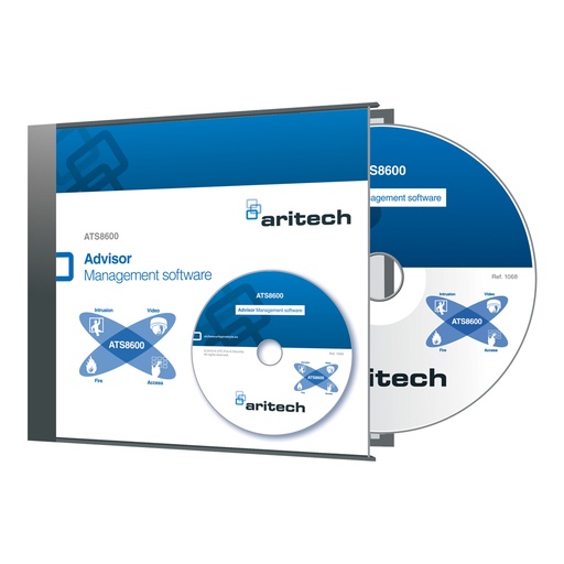 [KIDDE-363] ATS8600 - Software Kidde de gestión integrada de Seguridad para Intrusión/Control de accesos, vídeo e incendio para 2 dispositivos