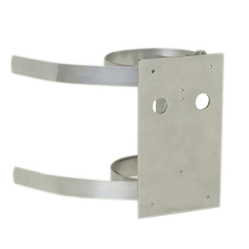 [OPTEX-130] RLS-PB - Soporte acero inoxidable para montaje en poste de detectores Redscan