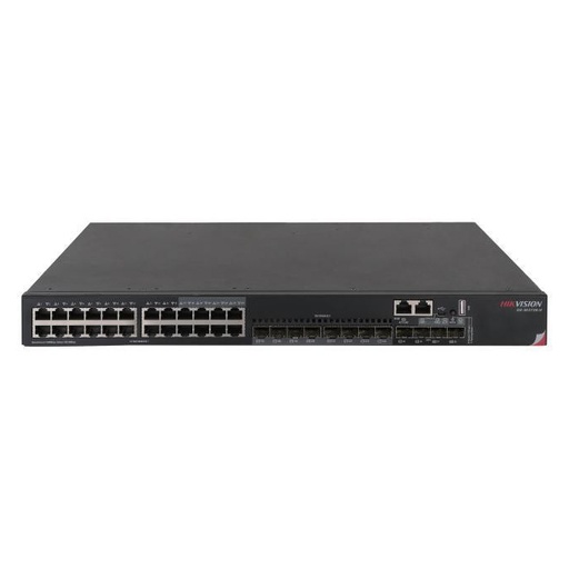 [HIK-T&D-38] DS-3E3728F-H - Switch 28 puertos (24 Ethernet + 4 SFP) Gigabit Fiber Core