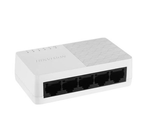 [HIK-T&D-89] DS-3E0105D-O - Switch 5 puertos RJ45 Fast Ethernet 10/100 Mbps no administrado