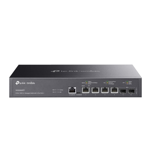 [TPLINK-101] SX3206HPP - Switch Gestionable Omada L2+ 6 puertos 10G, 4 puertos PoE++ 2 puertos SFP+