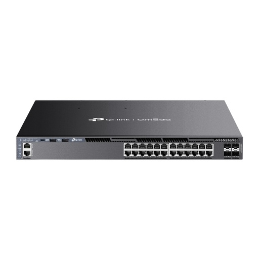 [TPLINK-179] SG6428XHP - Switch Gestionable Omada L3 Stackable 24 puertos Gigabit PoE+ y 4 puertos a 10GB