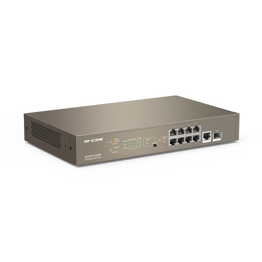 [IPCOM-26] G5310P-8-150W - Switch Gestionado 10 puertos 9 Gigabit + 1 puerto SFP 8PoE Capa Layer 3